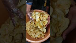 potato chips making in factory 😱😋 #shorts #chips