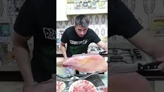 🔪🔪🔪Aprendiendo a nivelar el jamón 🤔🤔🤔