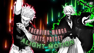 Trending Anime Manga Presets, XML and Materials | Alightmotion #edit #mangaedit #alightmotionpreset