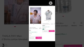 Half shirt for men|celebrity style shirts 🔥#shorts #viral #youtubeshorts