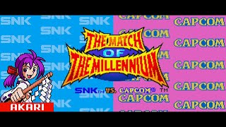 [NGPC] SNK vs. Capcom: The Match of the Millennium (1999) - Tourney - Akari Playthrough