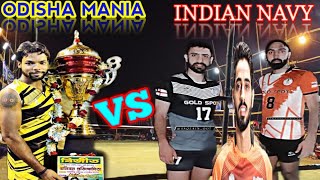 INDIAN NAVY vs ODISHA (Mania,minta,Rahul) Set-1 🔥⚡ All india volleyball tournament West Bengal 2022