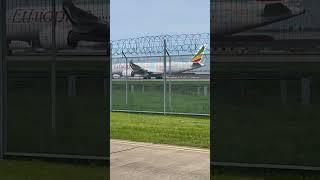 Ethiopian take off. #ethiopia #airport #takeoff #plane #viral #fun #shorts #aviation #gatwick #sky