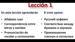 Leccion1 Урок 1