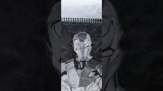 Iron man realstic sketch #viral #art #sketches #ironman #shortvideo  #viral #shorts