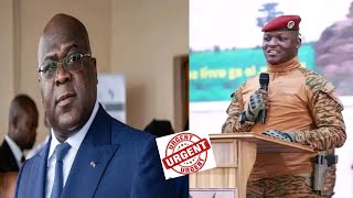 ⛔LE CAP. IBRAHIM TRAORÉ ENVOIE UN MESSAGE FORT À F. TSHISEKEDI DE FRAPPER