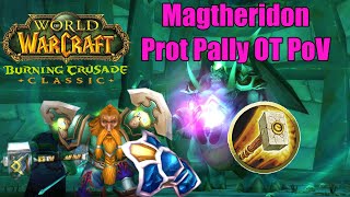 Magtheridon Offtank - Prot Paladin PoV - TBC Classic P1