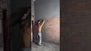 This is how to plaster🏠 Вот как надо штукатурить🏠 #work #buildings #civilengineer