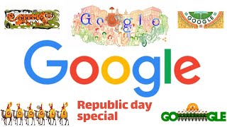 Republic Day Status Video 2021 - Google Doodles on Indian republic day -  10 yr collection of doodle