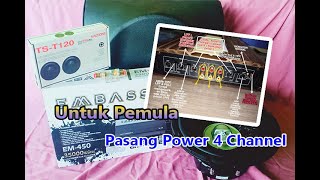 [Tutorial]Cara memasang power 4 channel audio mobil | Audiipati Garage