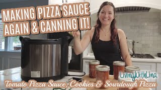 Making Tomato Sauce from FRESH Tomatoes for Canning, Preserving Tomato Sauce