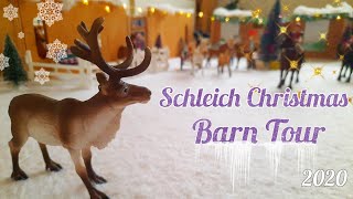 Schleich Christmas Barn Tour 2020 || Schleich Horse Barn Tour || Lakeside Equestrian Centre ||