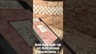 Exact location where major aziz Bhatti shaheed #deathplacerajamoajorazizbhatti#vlog#1965war