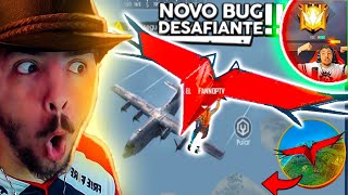 WEEDZÃO MOSTRA NOVO BUG DO PLANADOR INFINITO!! GARENA DA FIM NOS HACKER!? free fire