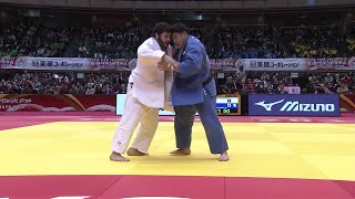 Levan Matiashvili (GEO) vs Takeshi Ojitani (JPN) +100kg Tokyo Grand Slam 2014