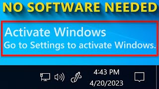 How to Remove Windows Activation Watermark in Windows 10 (No Software Needed)