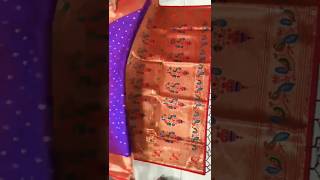 PURE SOFT KANJIVARAM PAITHANI SILK SAREE 😍Rs. 2300 FREE SHIP 🇮🇳Details 👇📝#online #shorts #yt #silk