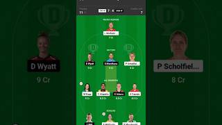 OVI-W vs SOB-W match dream11 team production। OVI-W vs SOB-W match dream 11 team।#shorts #dream11