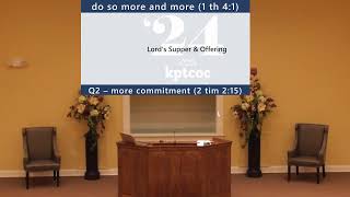 Kingsport Church of Christ - Sunday evening worship - 01/07/2024