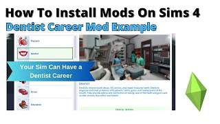 How To Install Dentist Career Mod For Sims 4 | 2024