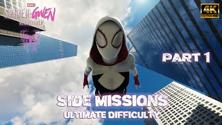 Spider-Gwen Side Missions 1 Ultimate Difficulty [ MOD Spider-Man PC Remastered ]