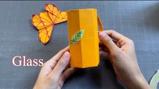 How to Make A Glass With A Paper | Glass DIY