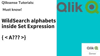 QlikSense : Wild Search alphabets in Set Expressions