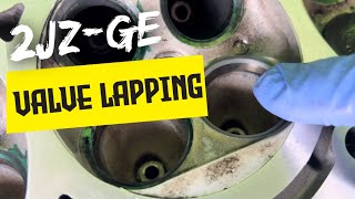 Lapping the valves in the 2JZ-GE