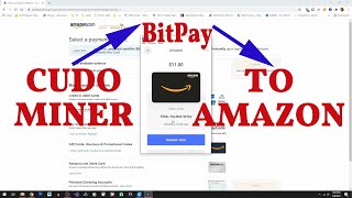 Withdraw Bitcoin from Cudo Miner to Bitpay Wallet and Spend via Gift Cards