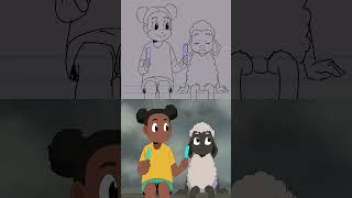 Amanda and Wooly Mood (Storyboard vs Animation)