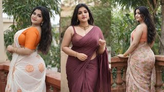 [4K] AI ART Indian Lookbook saree Fashion and stylish beauty Design Ideas for Women of All Size