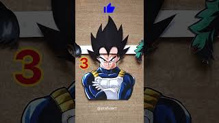 Guess the real hair of Vegeta #shorts