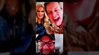 Live Streaming with Ted Nugent and his wife.