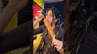 SPRING POTATOES EATING ASMR #shortvideo #shortsviral #mukbang #indianstreetfood #indiansnack