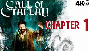 CALL OF CTHULU - Chapter 1: Pierce Investigations Walkthrough [4K 60fps] [No Commentary]