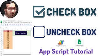 Check Box Tutorial in google sheet with google App Script |  how to insert Tick Box in google sheet