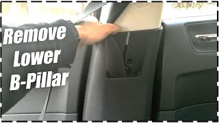 Replace Lower B Pillar Trim On A Dodge Charger, Magnum, Or Chrysler 300