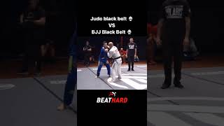 Jeff Lawson (white & judo) vs Paul Bridges (blue & BJJ) #judo #jiujitsu #bjj #judoka #judoca #shorts