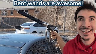 Bent Pressure Washing Wands are Awesome