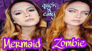 EASY MERMAID / ZOMBIE MERMAID MAKEUPLOOK || All About TALA