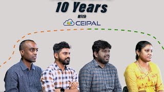 Celebrating 10 - year work anniversary with CEIPAL || #2022