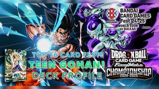 TOP 16 CARD FEST! Gohan Childhood Deck List | Dragonball Super Fusion World Card Game