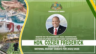 Hon. Cozier Frederick Contribution to 2024 Budget Debate