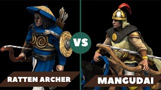 AOE2: 60 ELITE VIETNAMESE RATTEN ARCHERS VS 60 ELITE MONGOL MANGUDAIS