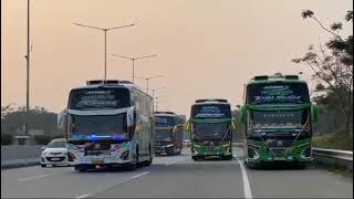 #@Busmania kejar kejaran di jalan tol gak mau kalah#basuri v1#