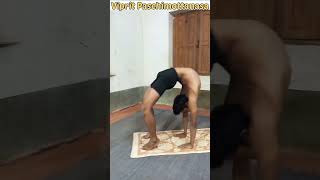 Viprit Paschimottanasana  yoga pose🤸 ❤️ // #viral yoga #yogareels #shortvideo #shortsvideo #advance