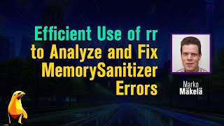 Efficient use of rr to Analyze and Fix MemorySanitizer Errors