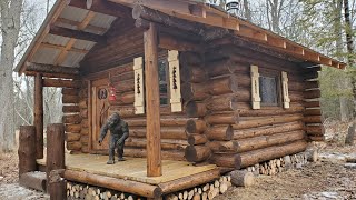 Preparations for forest log cabin (off grid )for winter cold # preparedness for winter survival