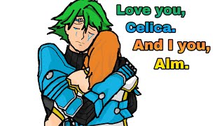 Drawing Alm Hugging Celica