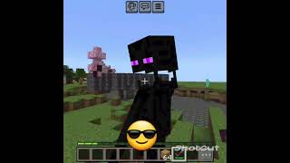 minecraft edit me vs enderman,  warden,  iron golem😎 minecraft#